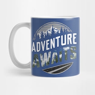 Adventure Awaits hiking Mug